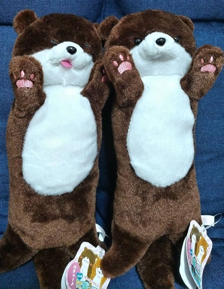 カワウソのぬいぐるみ 在庫セール】MOKW-0088BB アニマル カワウソ ぬいぐるみ 7×5